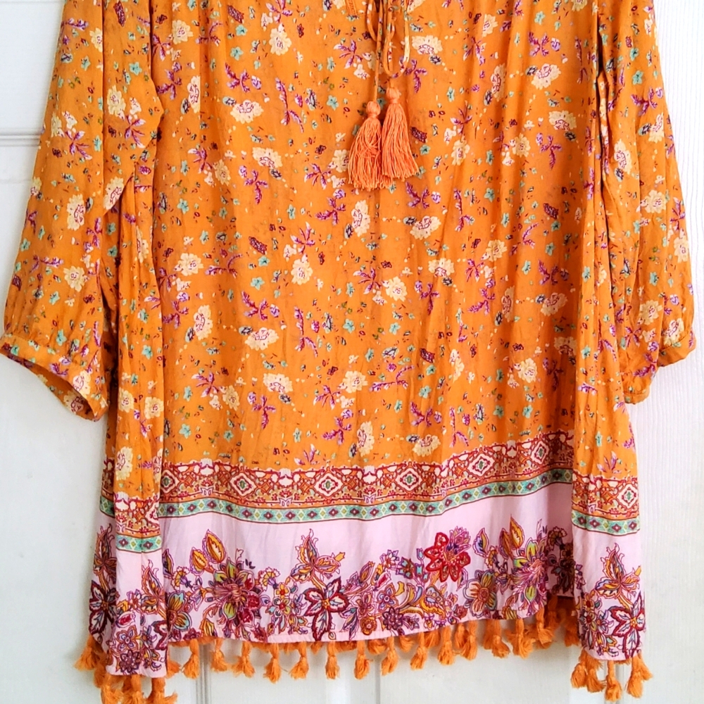 Host pick. Size M, Rayon ptp 21. L 27" Boho lightweight